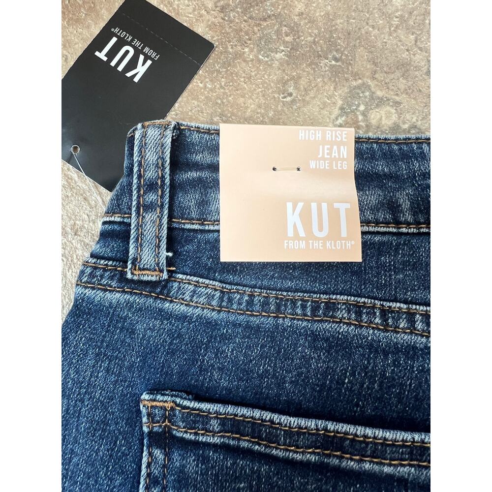 KUT FROM THE KLOTH High Rise Wide Leg Jean, Women's 12  NWT - Picture 6 of 12